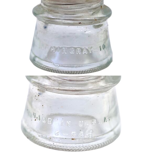 Railroad Insulators Vintage Ceramic & Glass [Lot of 7] - Picture 10 of 10